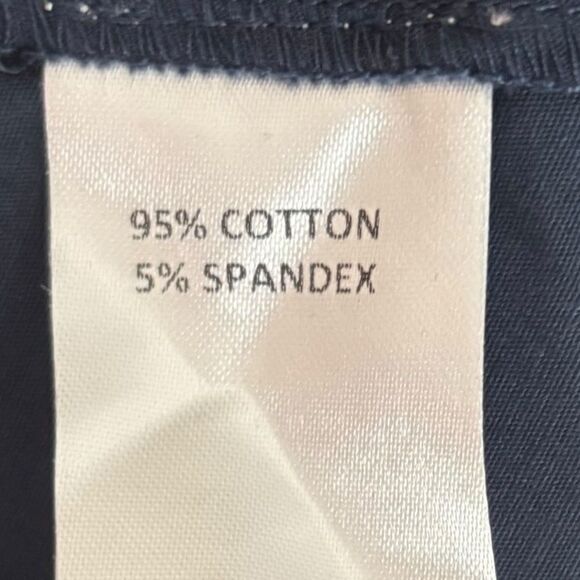 Mod Ref Zaria Maxi Dress Navy Blue Size Small Cotton Spandex Spring Summer - Picture 10 of 14